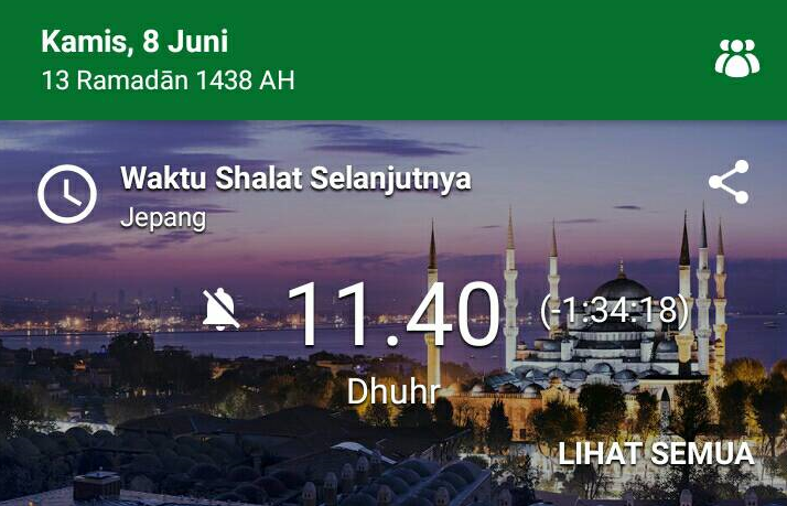 jadwal sholat istanbul